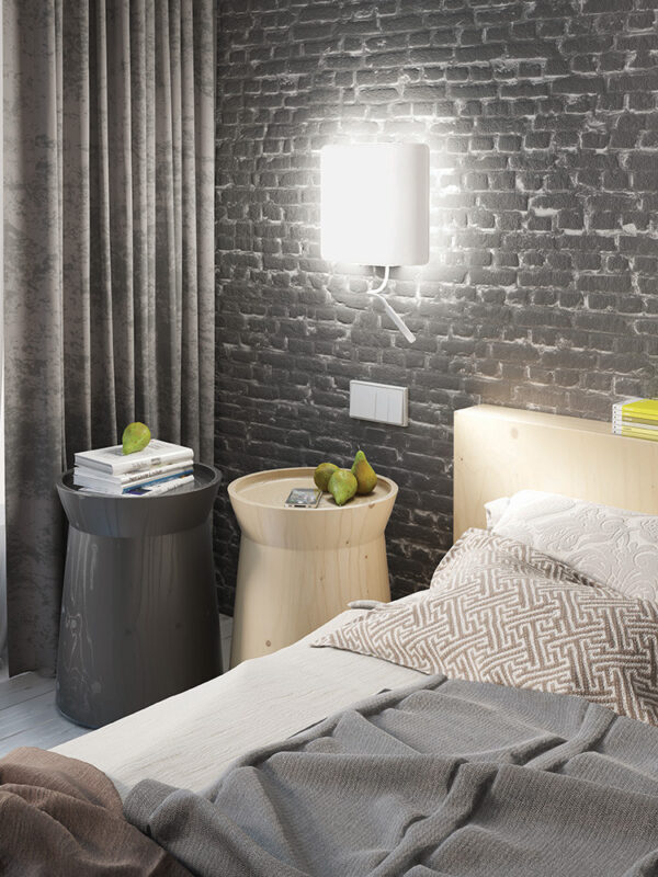 Applique murale Square Led par Josep Novell & Ernest Perera x Alma Light