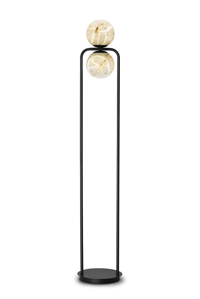 Lampadaire double Tribeca par Jordi Llopis x Alma Light