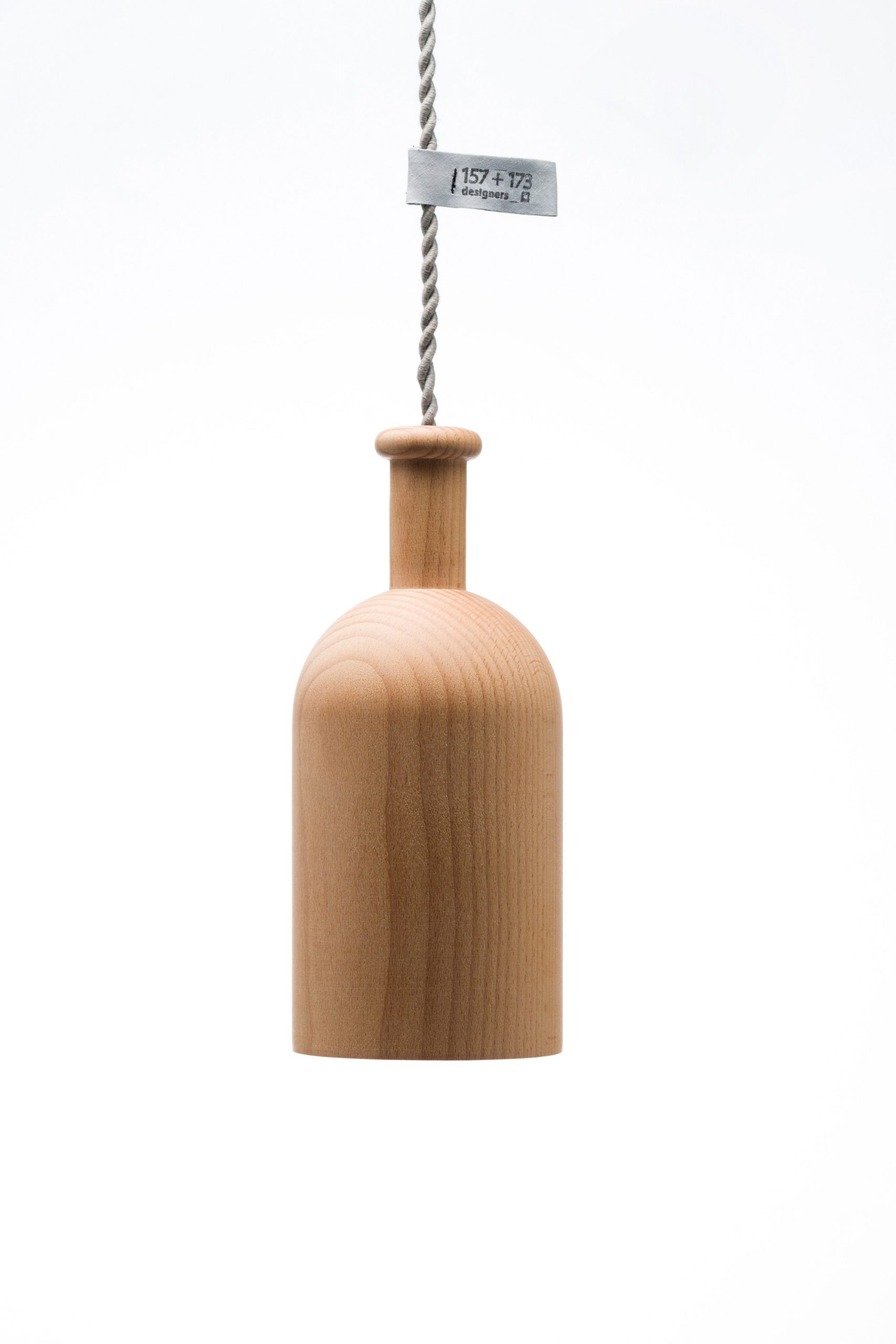 Suspension en bois naturel design Wooden Big