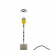 Lampe à poser Concrete round industriel avec une base en béton