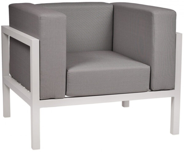 Canapé individuel Marine en aluminium au design contemporain par Ezpeleta