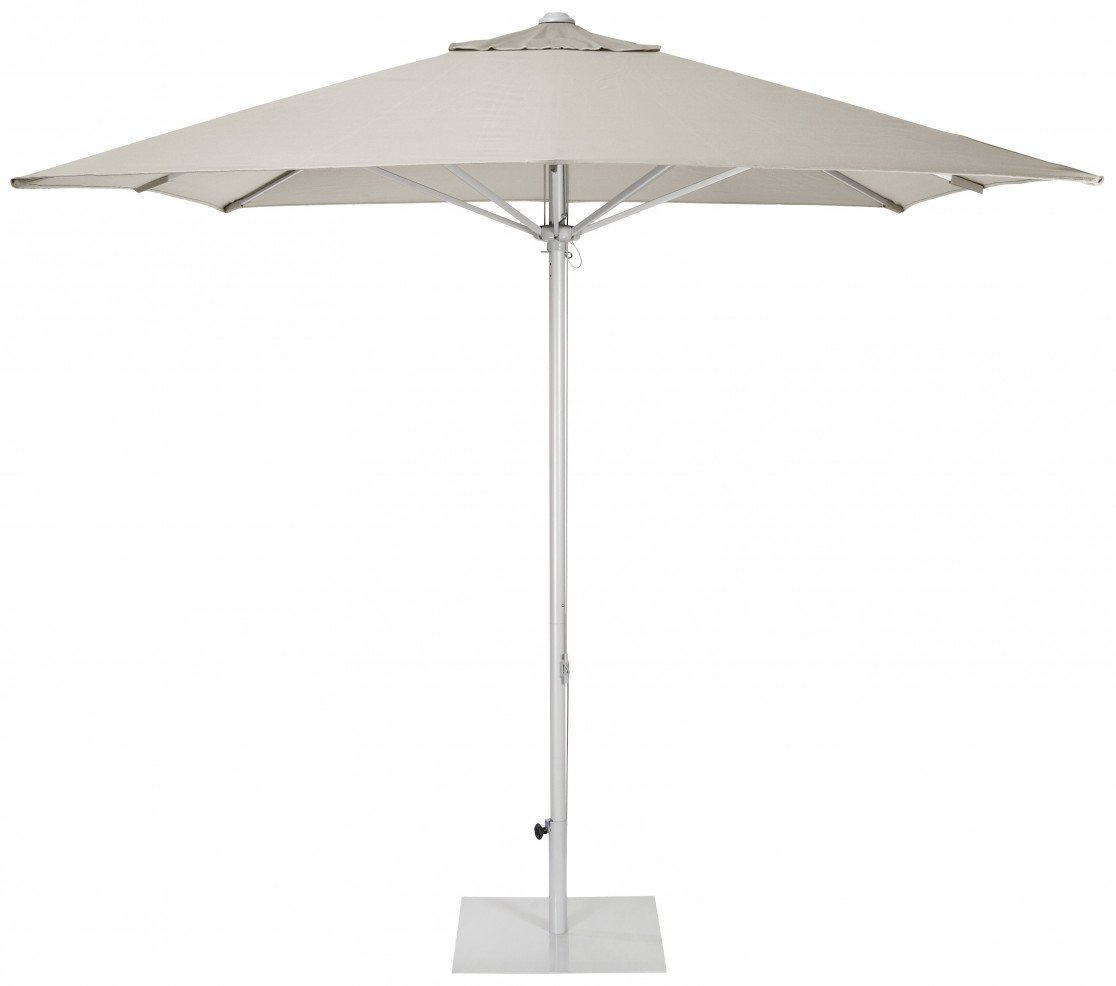 Parasol Carré Vigo en aluminium au design contemporain par Ezpeleta