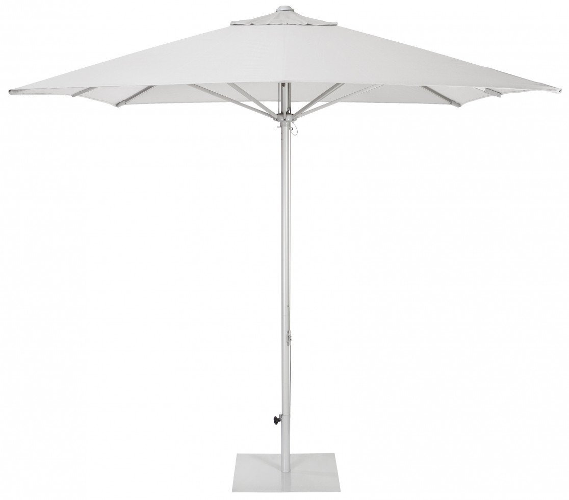 Parasol Carré Vigo en aluminium au design contemporain par Ezpeleta