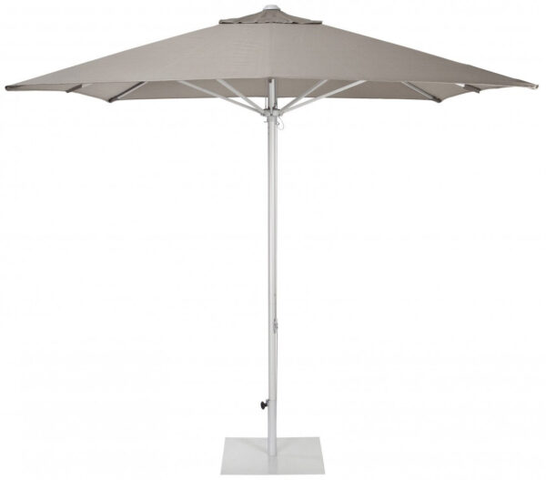 Parasol Carré Vigo en aluminium au design contemporain par Ezpeleta