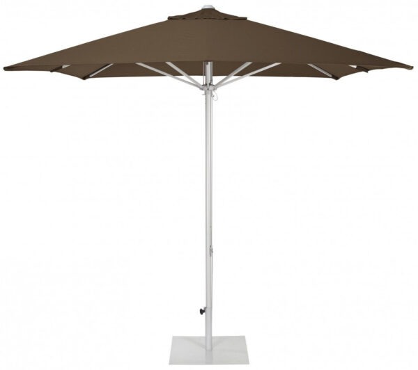 Parasol Carré Vigo en aluminium au design contemporain par Ezpeleta