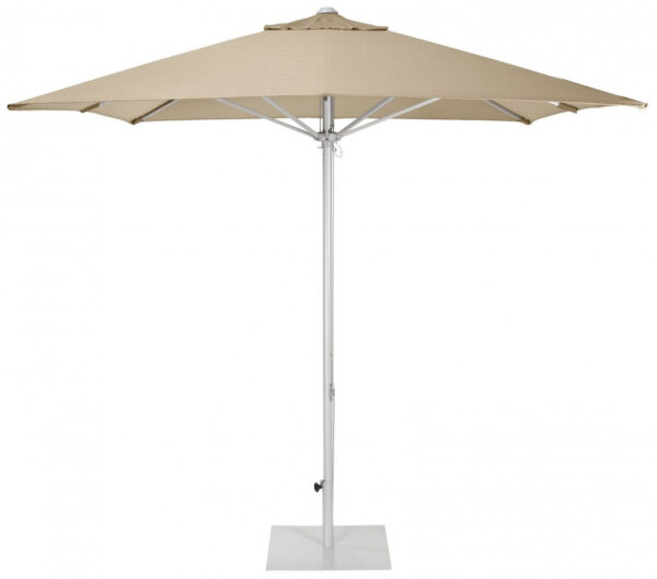 Parasol Carré Vigo en aluminium au design contemporain par Ezpeleta