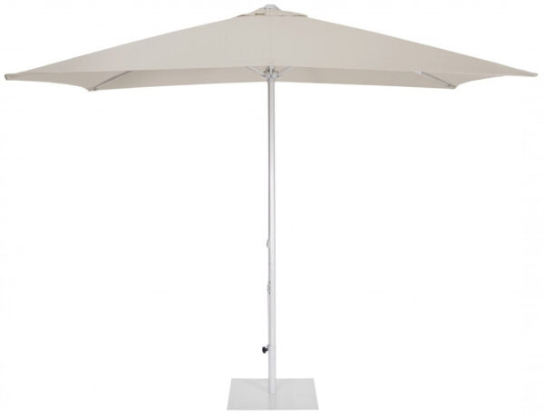 Parasol Carré Vigo en aluminium au design contemporain par Ezpeleta