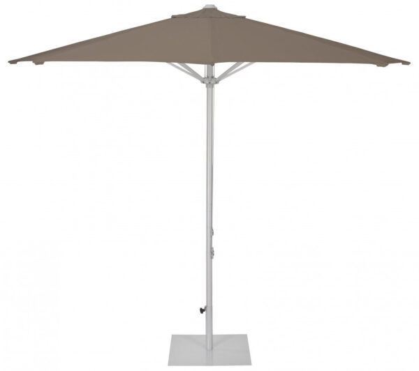 Parasol Carré Vigo en aluminium au design contemporain par Ezpeleta