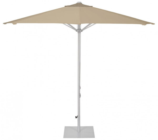 Parasol Carré Vigo en aluminium au design contemporain par Ezpeleta
