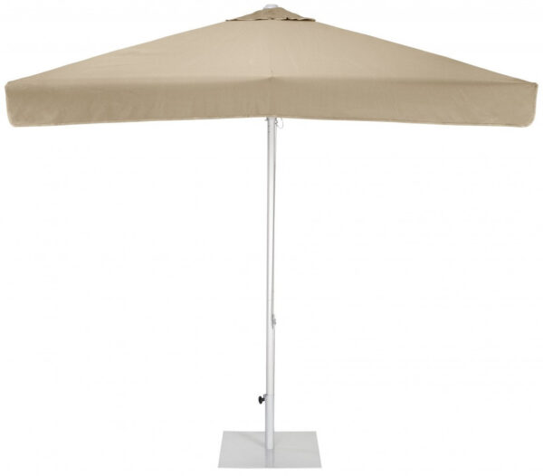 Parasol Vigo en aluminium au design contemporain par Ezpeleta