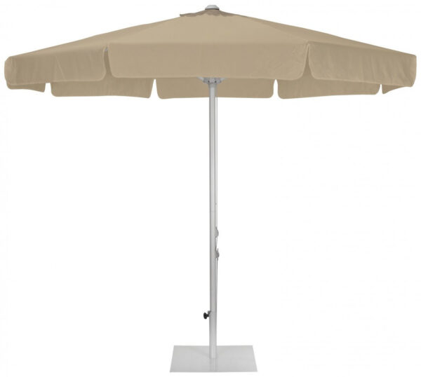 Parasol Vigo en aluminium au design contemporain par Ezpeleta