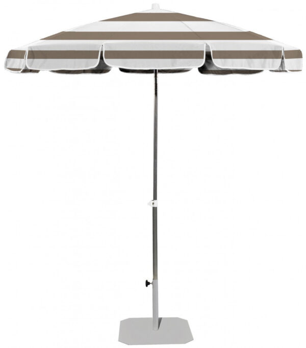 Parasol Tenerife en inox au design contemporain par Ezpeleta