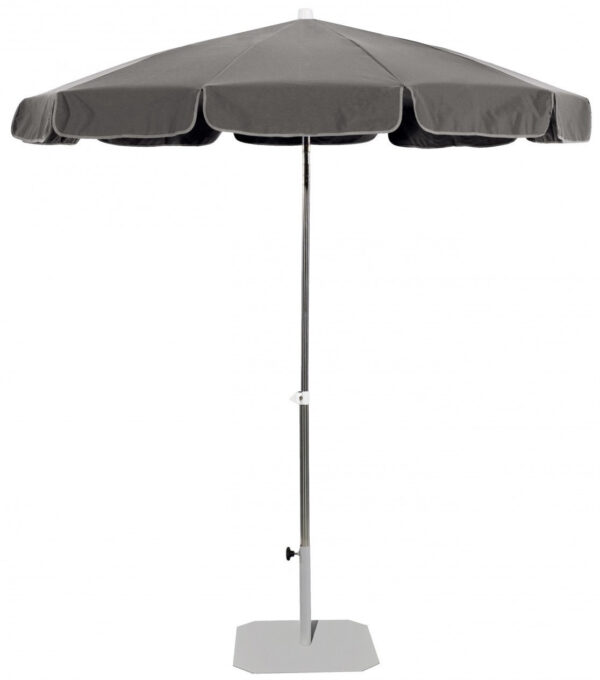 Parasol Tenerife en inox au design contemporain par Ezpeleta
