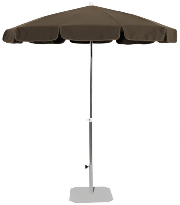 Parasol Tenerife en inox au design contemporain par Ezpeleta
