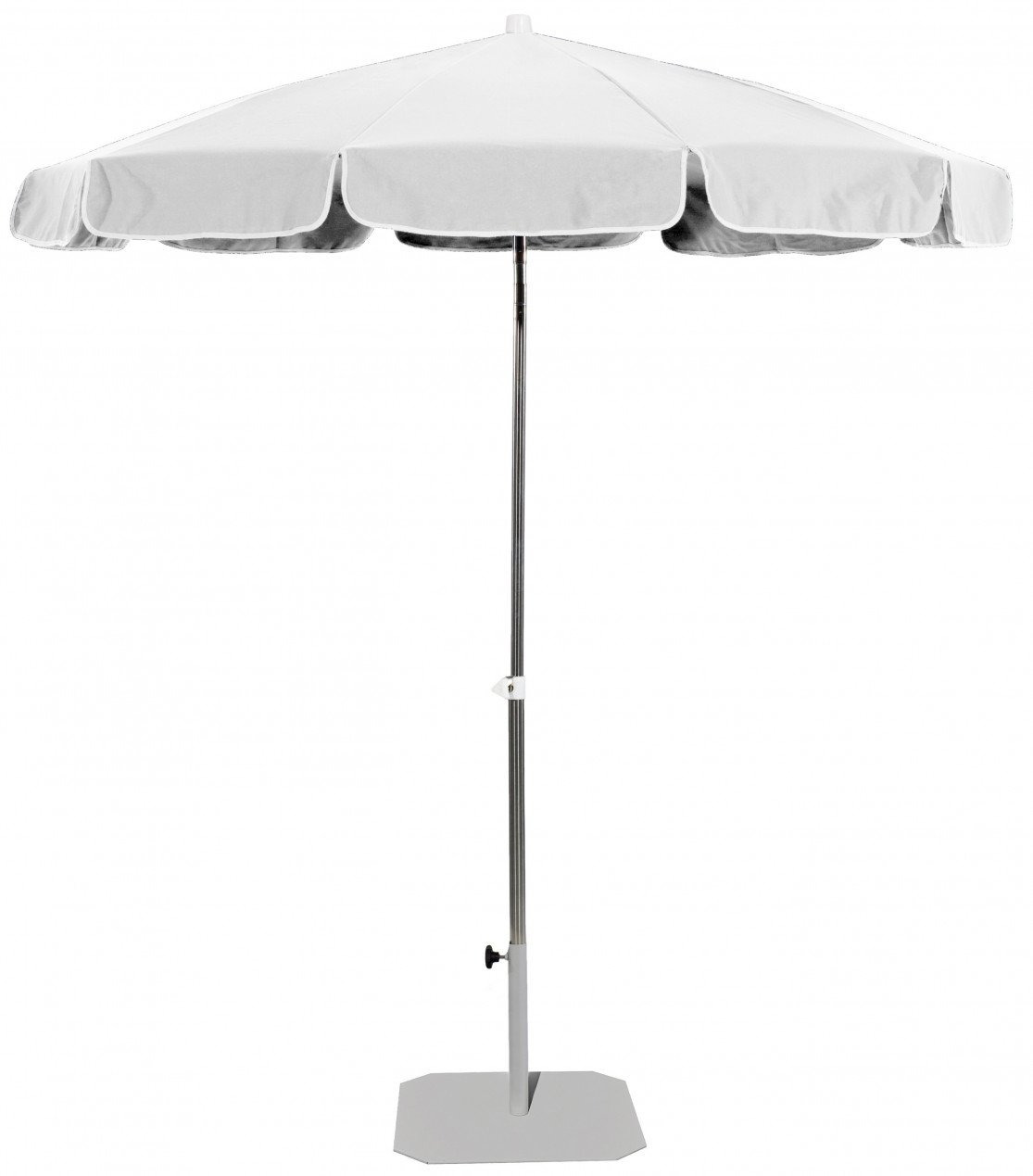 Parasol Tenerife en inox au design contemporain par Ezpeleta