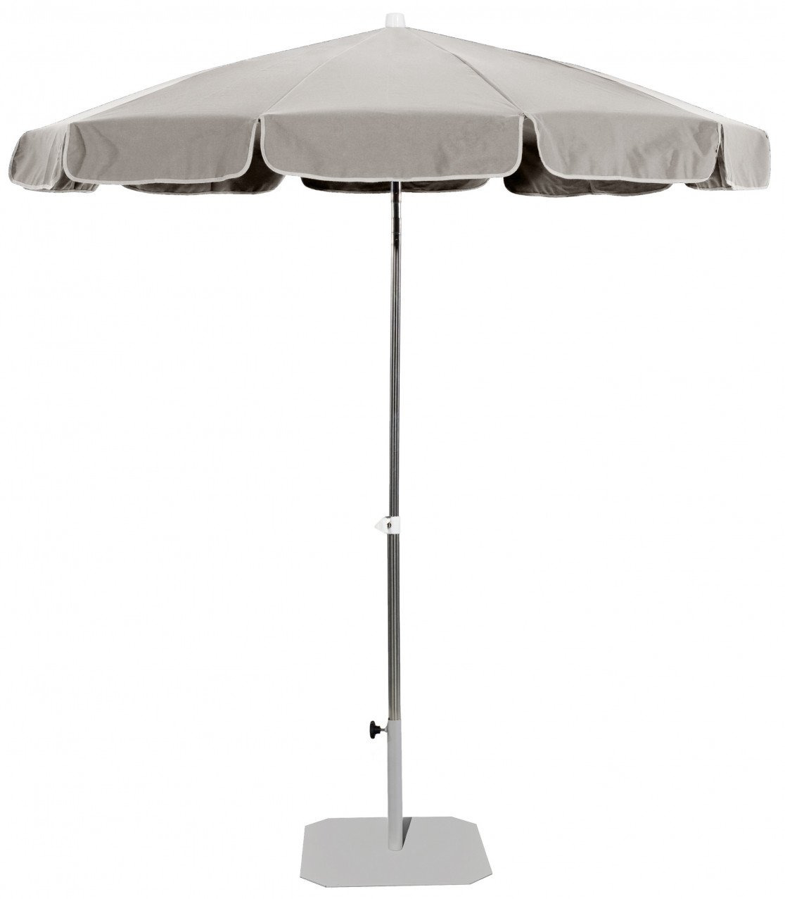 Parasol Tenerife en inox au design contemporain par Ezpeleta