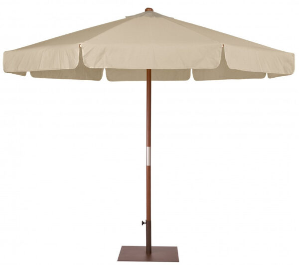 Parasol Java en bois d'eucalyptus au design contemporain par Ezpeleta
