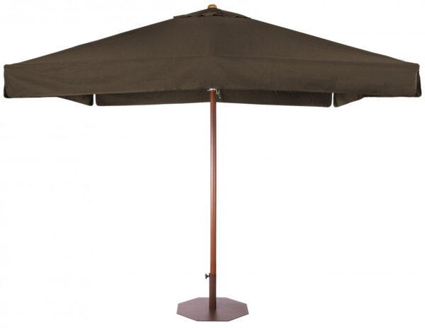 Parasol Java en bois d'eucalyptus au design contemporain par Ezpeleta