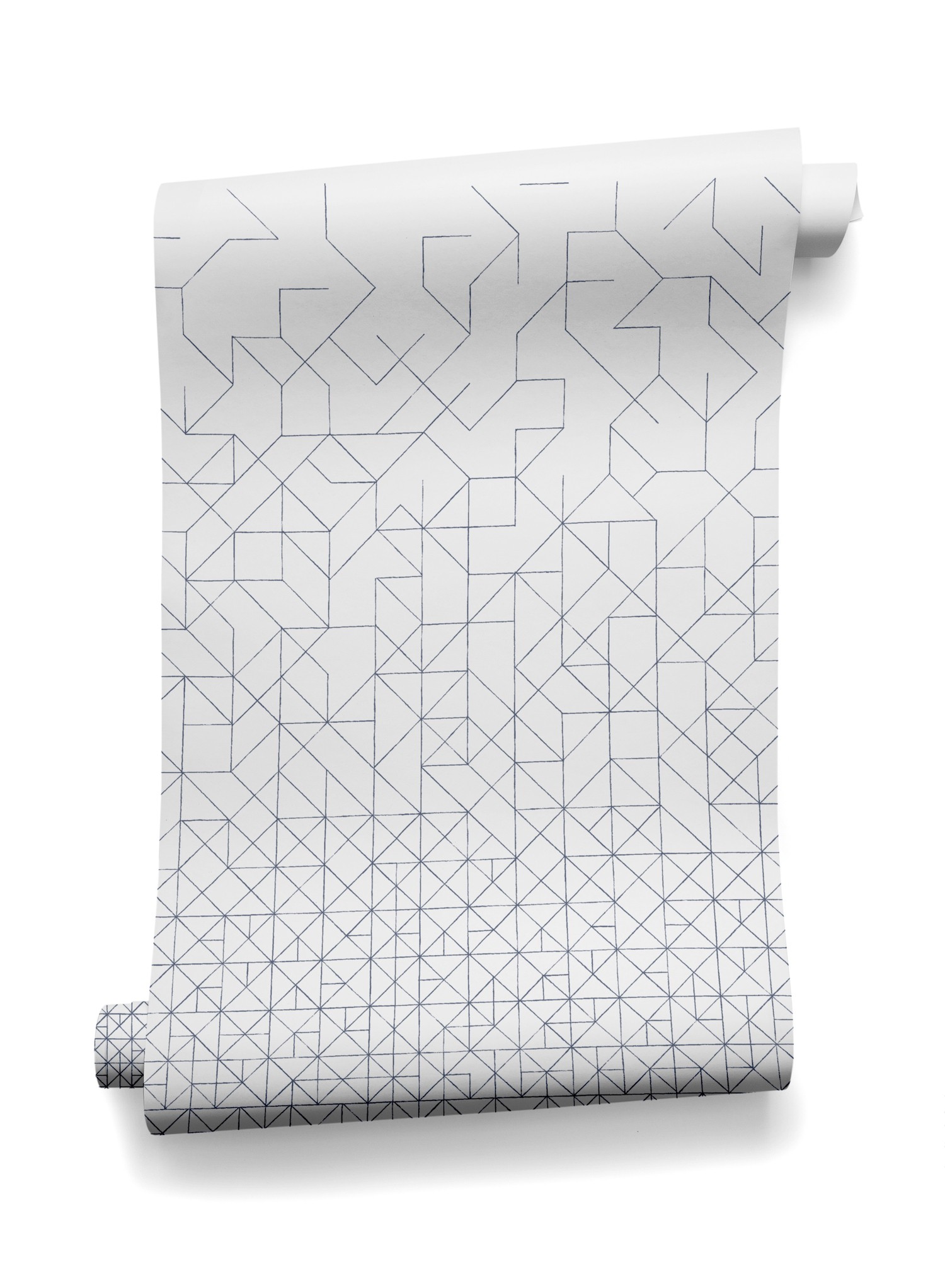 Papier peint au design géométrique intissé Modular  prêt-à-poser