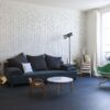 Papier peint au design géométrique intissé Modular  prêt-à-poser