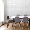 Papier peint au design géométrique intissé Modular  prêt-à-poser