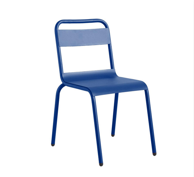 Chaise Biarritz en aluminium au design industriel par iSi Design Group x iSimar