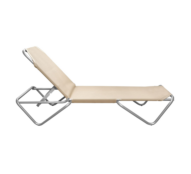 Chaise longue Barceloneta en aluminium au design industriel par iSi Design Group x iSimar