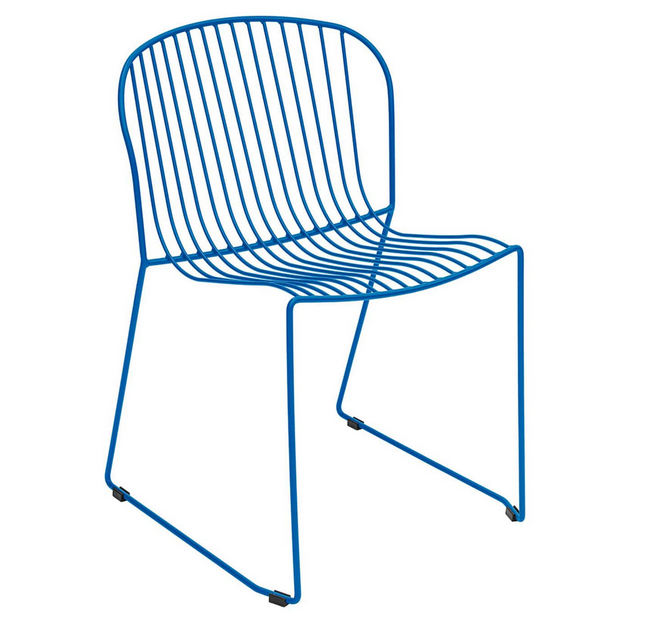 Chaise Bolonia en acier au design industriel par iSi Design Group x iSimar