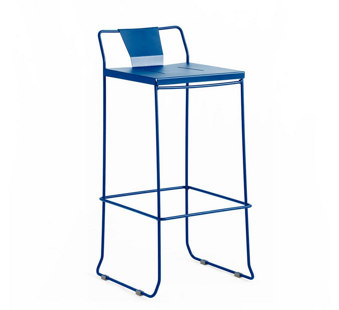 Tabouret Chicago en acier au design industriel par iSi Design Group x iSimar