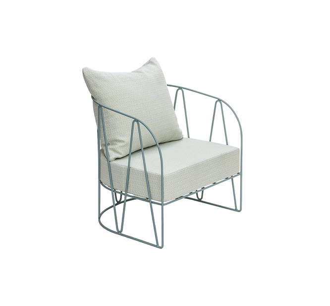 Fauteuil poltrona Lagarto en acier au design industriel par iSi Design Group x iSimar