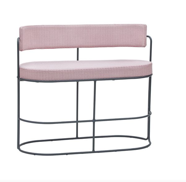 Banc haut Paradiso en acier au design industriel par iSi Design Group x iSimar