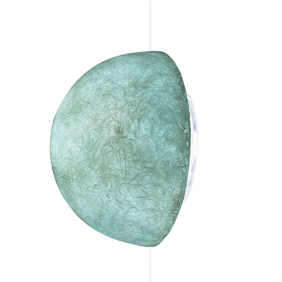 Applique Button en forme de demi lune en Nebulite par In-es Art Design