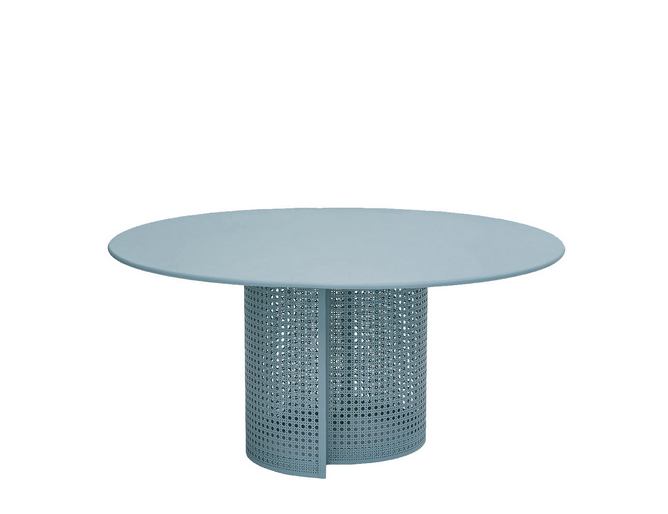 Table Arena en acier au design industriel par iSi Design Group x iSimar