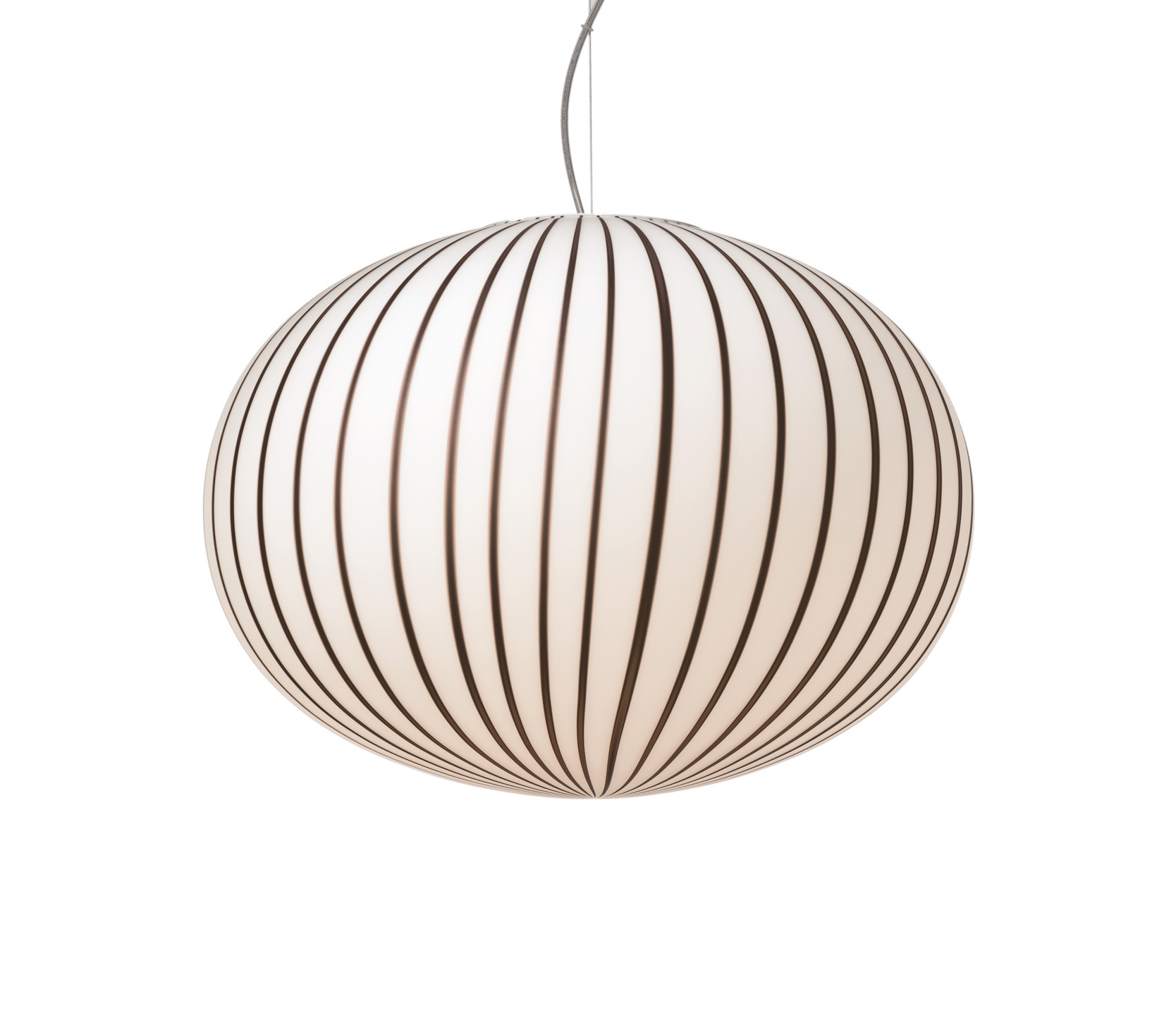Suspension Filigrana Light Ellipse en verre soufflé bouche par Sebastian Wrong x Established & Sons