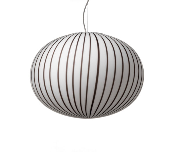 Suspension Filigrana Light Ellipse en verre soufflé bouche par Sebastian Wrong x Established & Sons