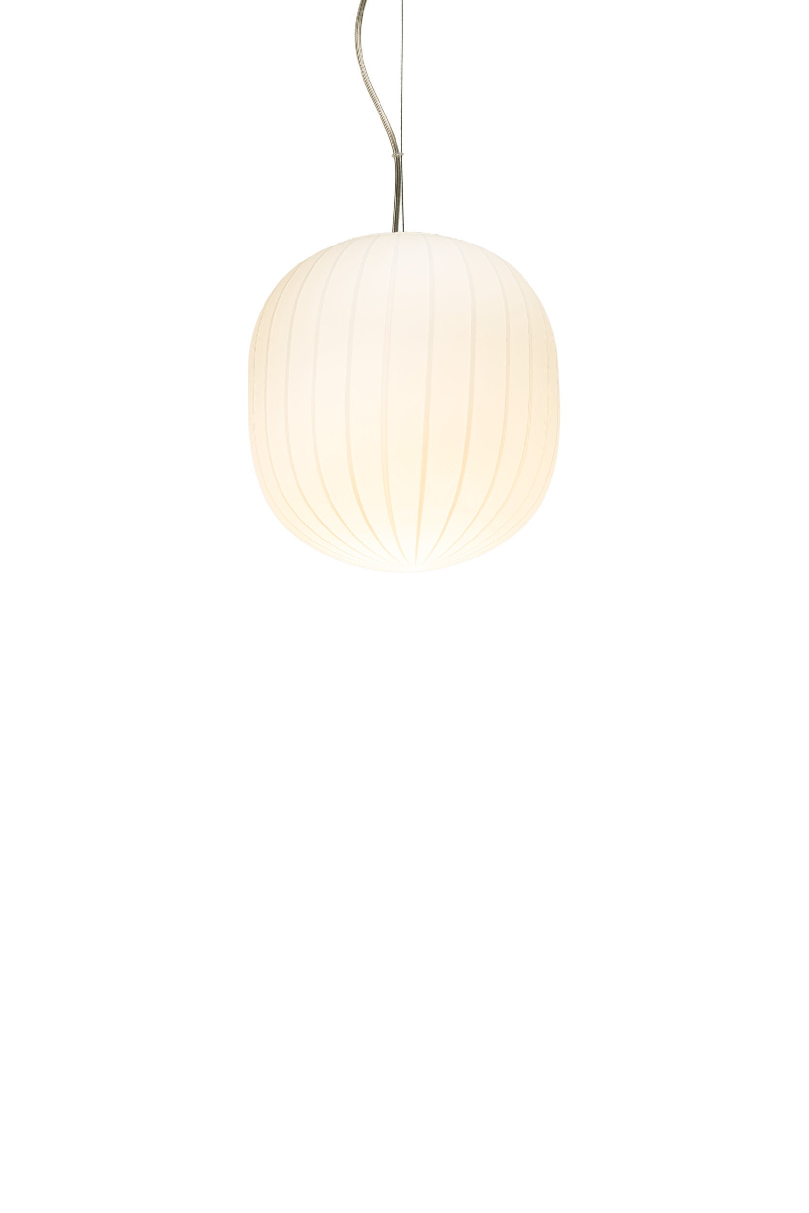 Suspension Filigrana Light Cylindre en verre soufflé bouche par Sebastian Wrong x Established & Sons