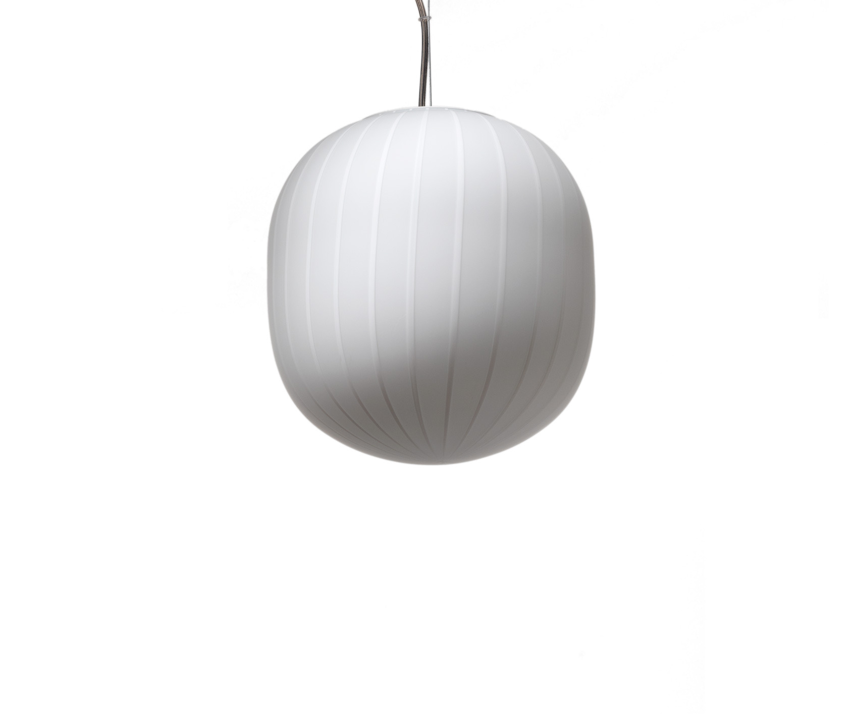 Suspension Filigrana Light Cylindre en verre soufflé bouche par Sebastian Wrong x Established & Sons