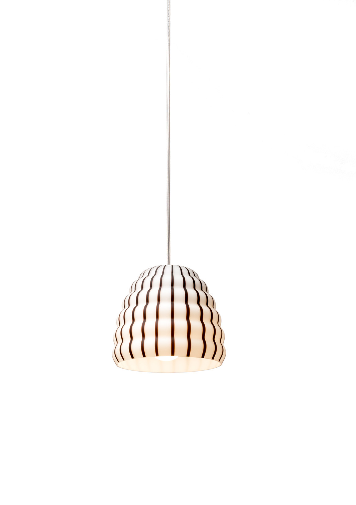 Suspension Filigrana Light Ruche en verre soufflé bouche par Sebastian Wrong x Established & Sons