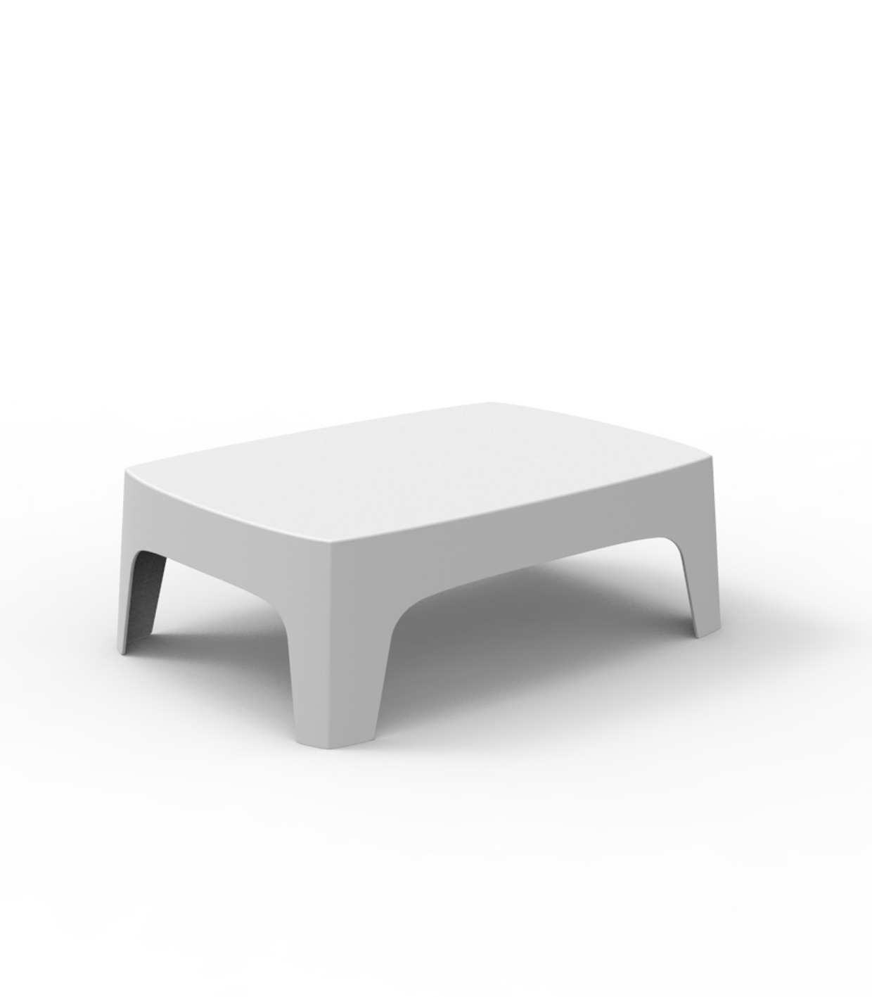 Table basse Solid en polypropylène au design contemporain par Stefano Giovannoni x Vondom