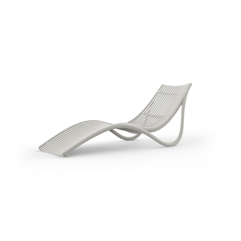 Chaise longue Ibiza en polypropylène au design contemporain par Eugeni Quitllet x Vondom