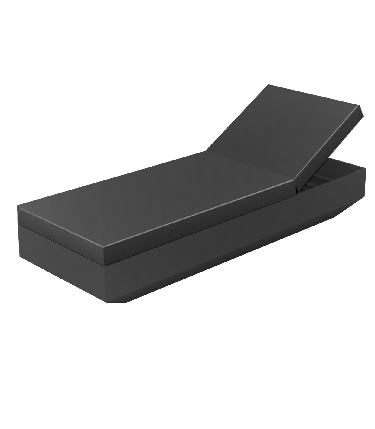 Chaise longue Vela en polyéthylène au design contemporain par Ramon Esteve x Vondom