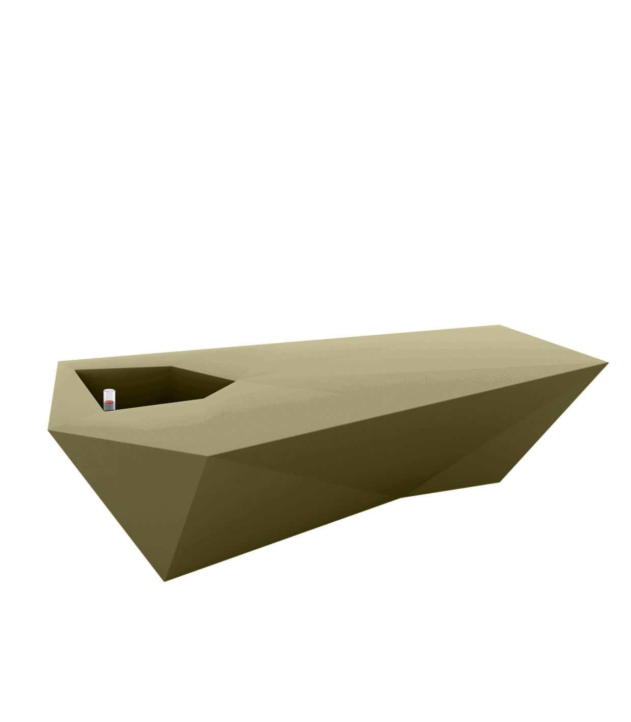 Banc Faz en polyéthylène au design contemporain par Ramon Esteve x Vondom