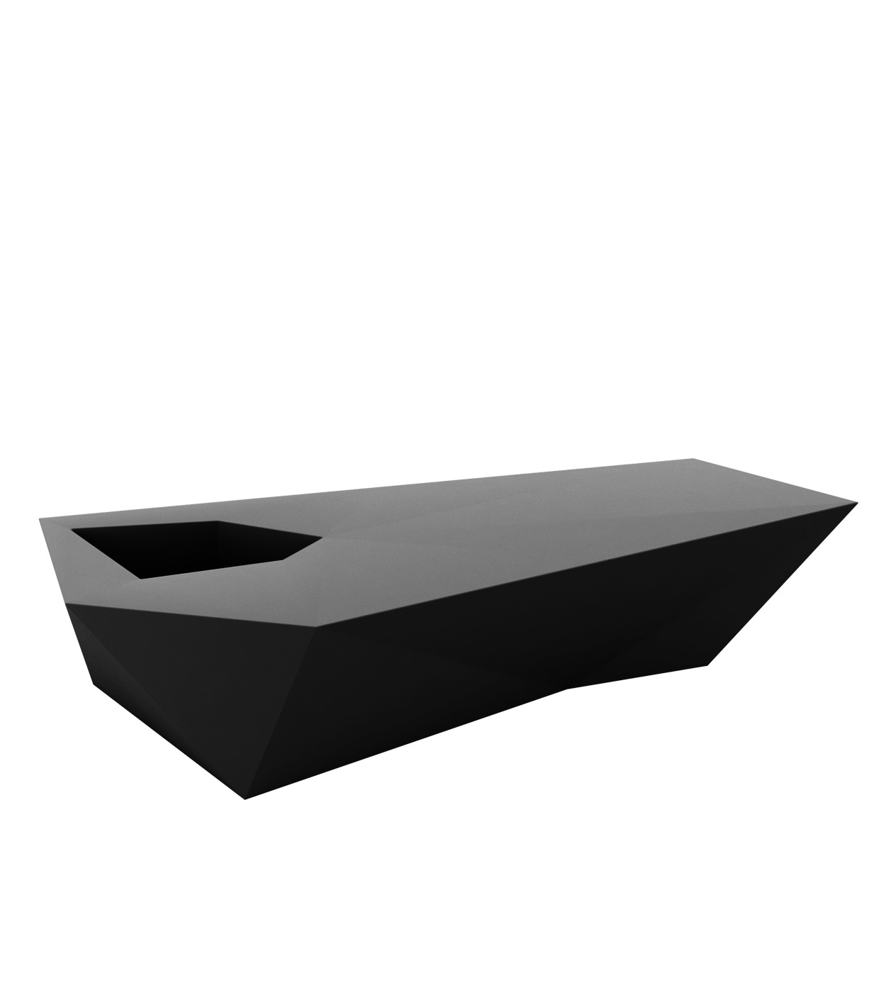 Banc Faz en polyéthylène au design contemporain par Ramon Esteve x Vondom