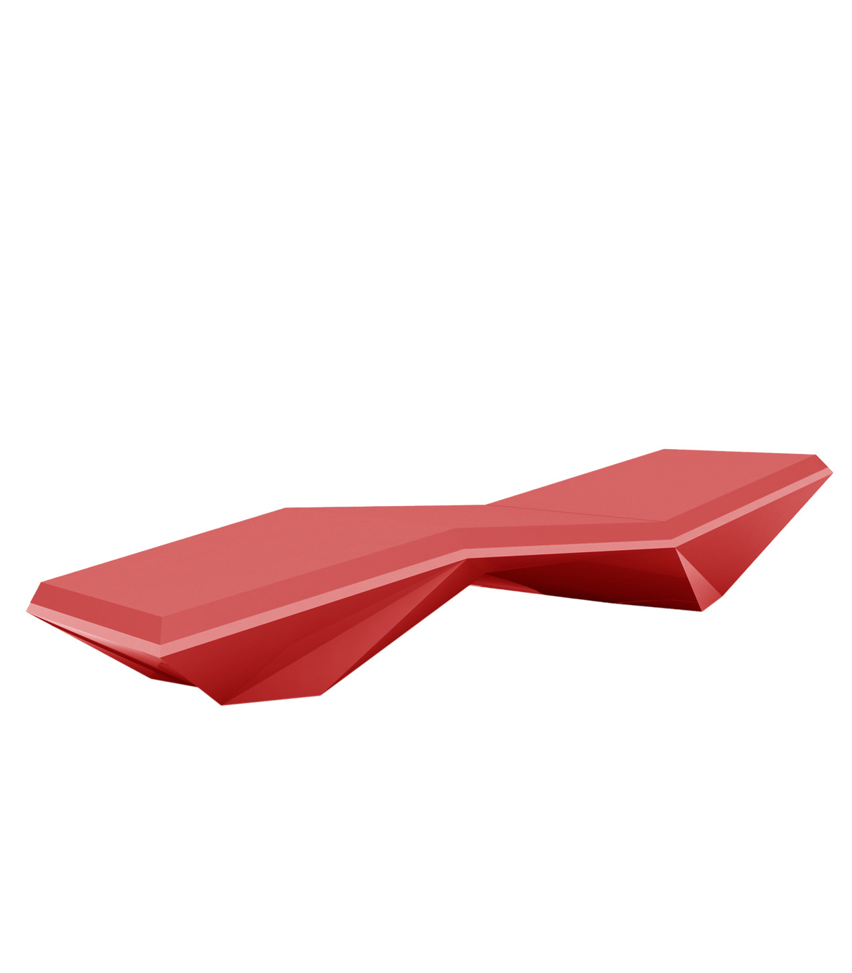 Chaise longue Faz en polyéthylène au design contemporain par Ramon Esteve x Vondom