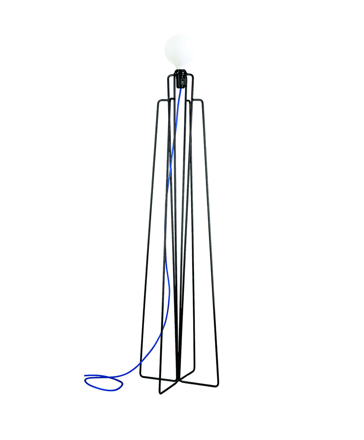 Lampadaire Model 1 en acier au design industriel par Grupa