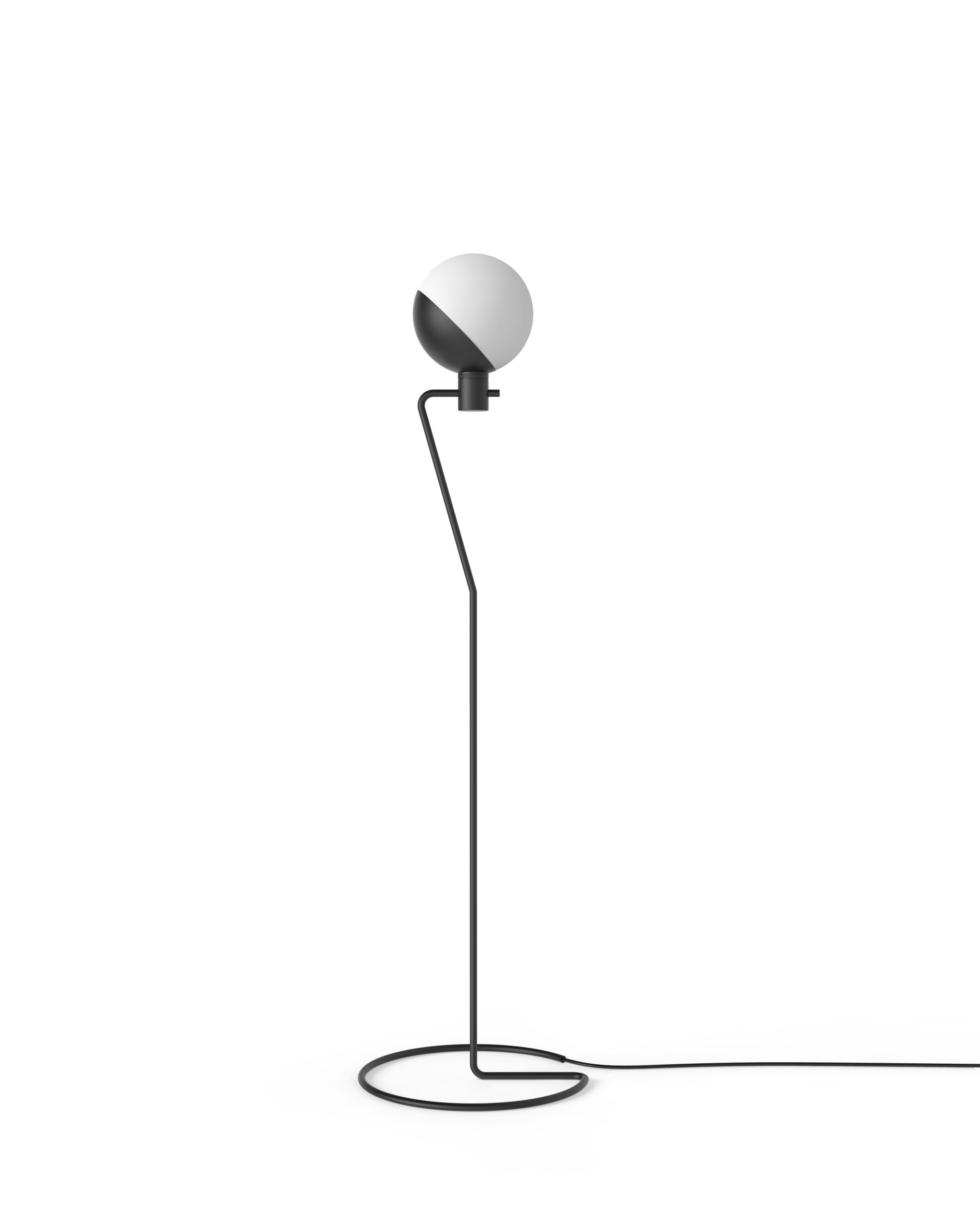 Lampadaire Baluna en acier au design industriel par Grupa