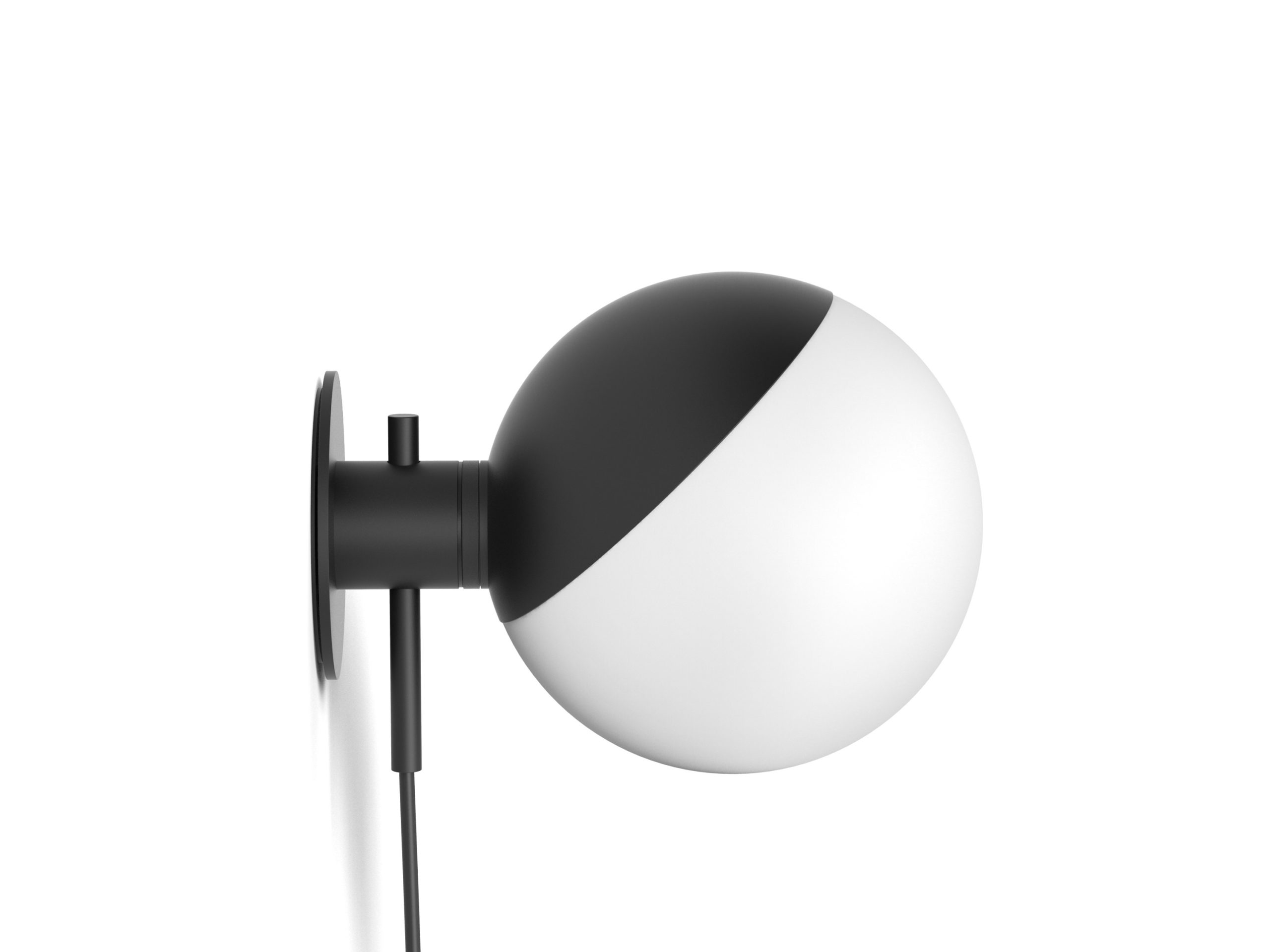Applique / lampe à poser avec cordon Baluna en acier au design industriel par Grupa