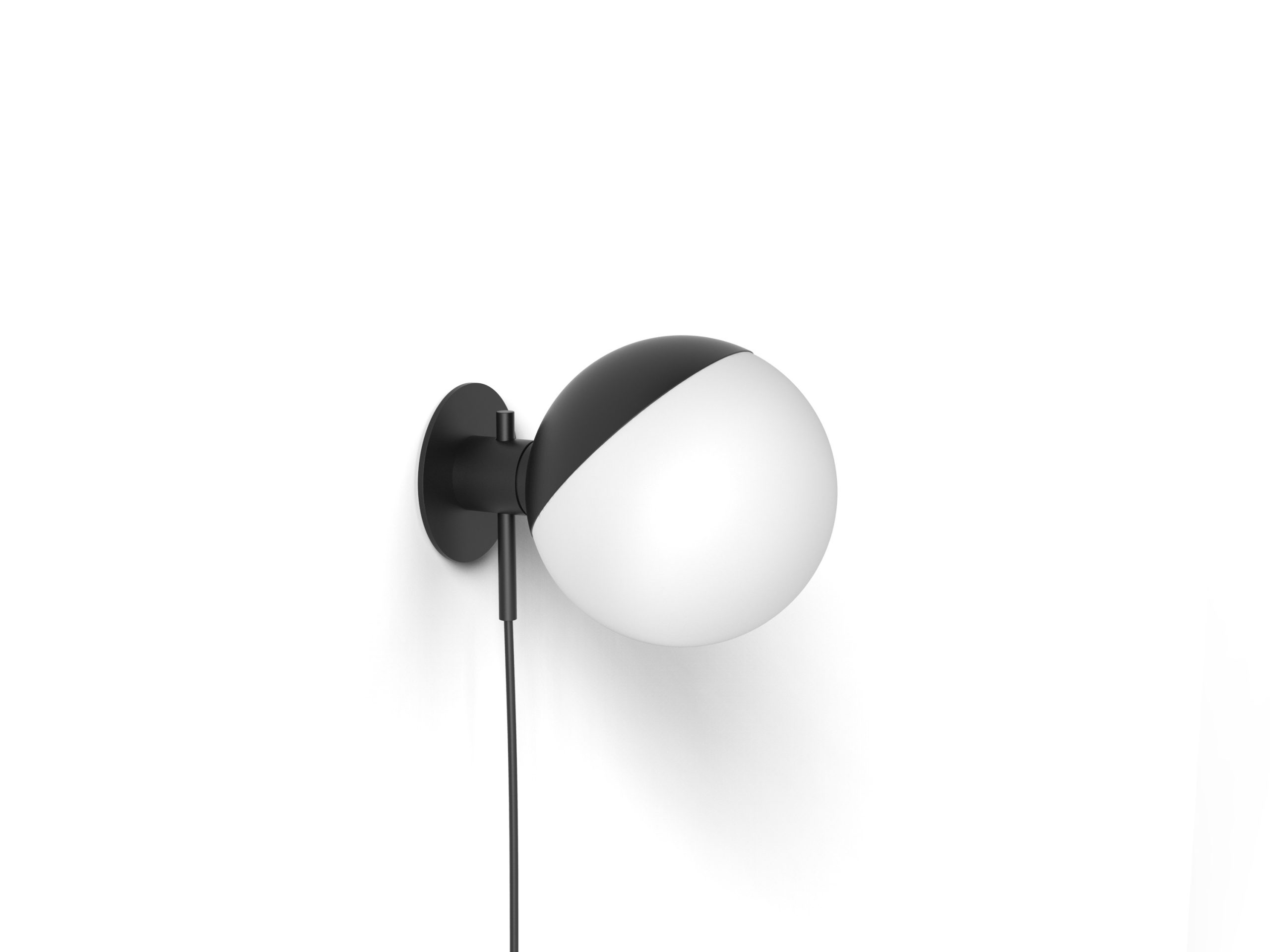 Applique / lampe à poser avec cordon Baluna en acier au design industriel par Grupa