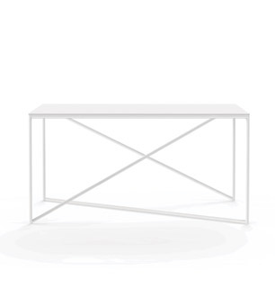 Table Dot en acier au design industriel par Grupa