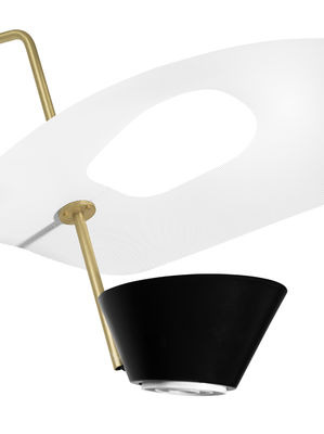 Applique murale G25 en laiton au design contemporain par Pierre Guariche x Sammode